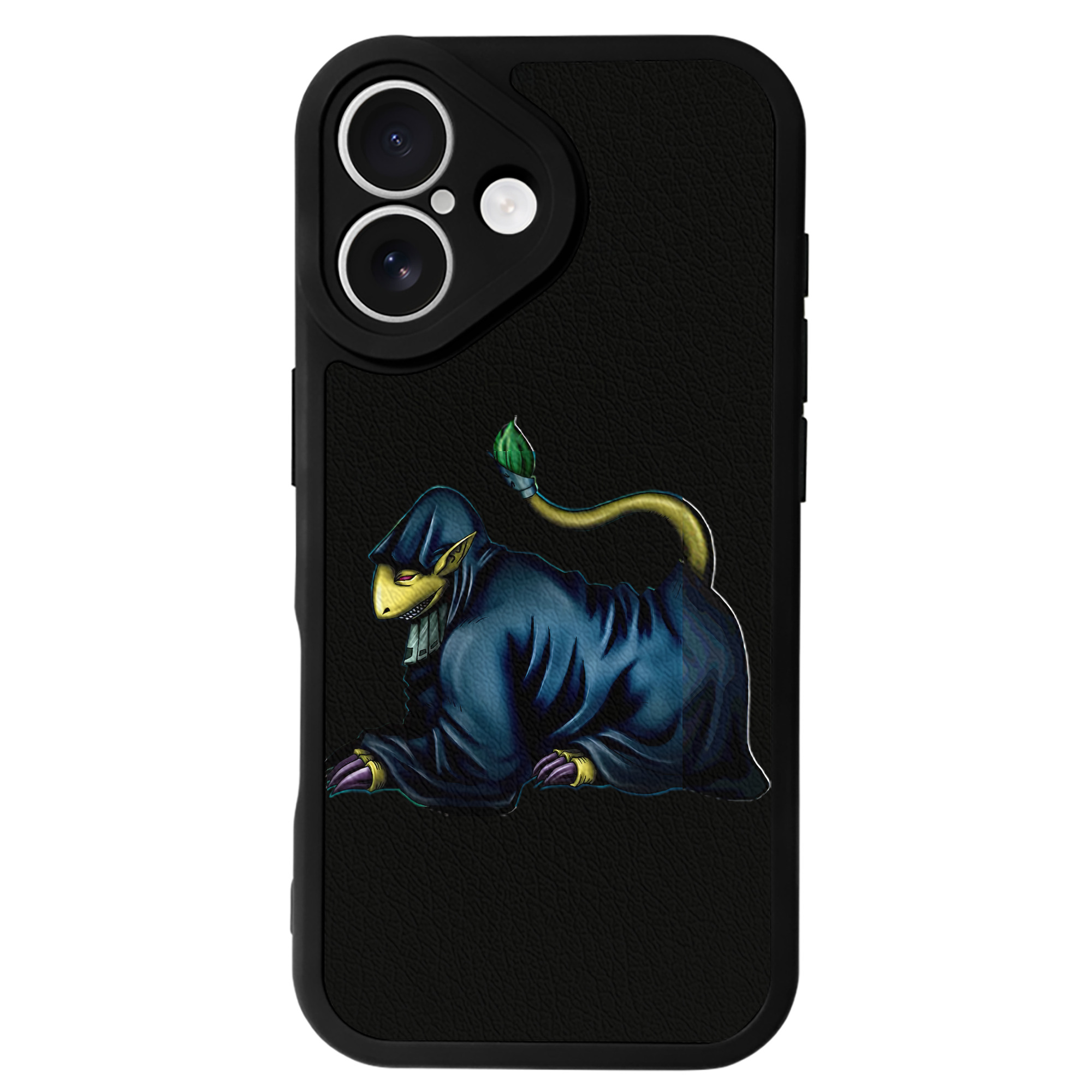 （画像用） 遊☆戯☆王 Yu-Gi-Oh! 【iPhone 16シリーズ対応】シリコンスマホケース（レザー調） 材質：シリコン